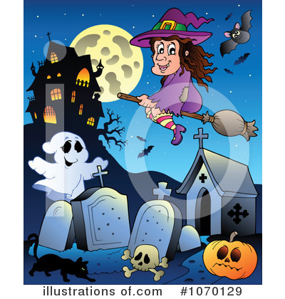Royalty-Free (RF) Halloween Clipart Illustration by visekart - Stock Sample #1070129