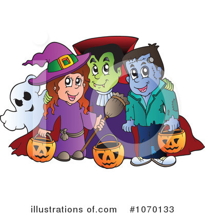 Royalty-Free (RF) Halloween Clipart Illustration by visekart - Stock Sample #1070133