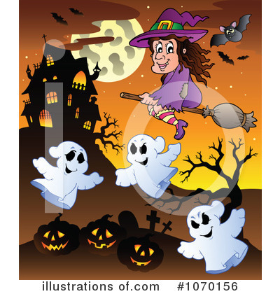 Royalty-Free (RF) Halloween Clipart Illustration by visekart - Stock Sample #1070156