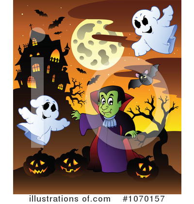 Royalty-Free (RF) Halloween Clipart Illustration by visekart - Stock Sample #1070157