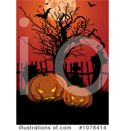 Royalty-Free (RF) Halloween Clipart Illustration by Pushkin - Stock Sample #1078414