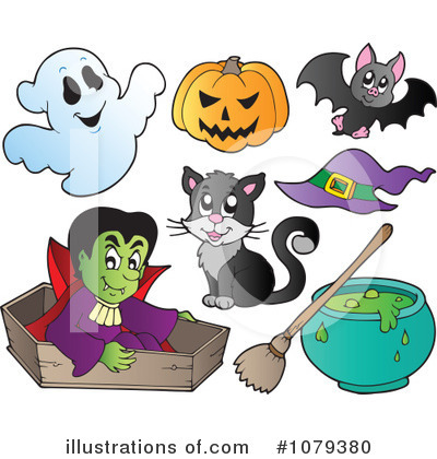 Royalty-Free (RF) Halloween Clipart Illustration by visekart - Stock Sample #1079380