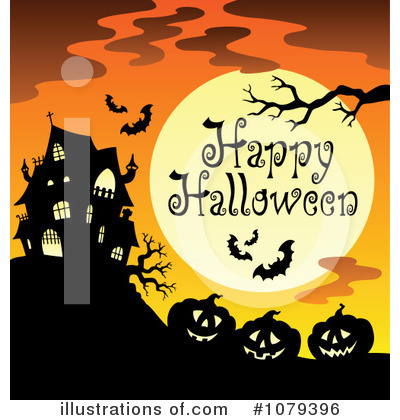 Royalty-Free (RF) Halloween Clipart Illustration by visekart - Stock Sample #1079396