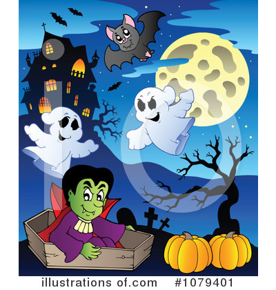 Royalty-Free (RF) Halloween Clipart Illustration by visekart - Stock Sample #1079401