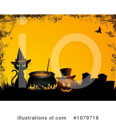 Royalty-Free (RF) Halloween Clipart Illustration by elaineitalia - Stock Sample #1079718