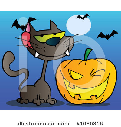 Royalty-Free (RF) Halloween Clipart Illustration by Hit Toon - Stock Sample #1080316
