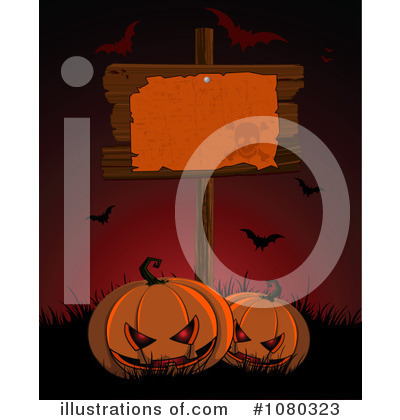Royalty-Free (RF) Halloween Clipart Illustration by Pushkin - Stock Sample #1080323