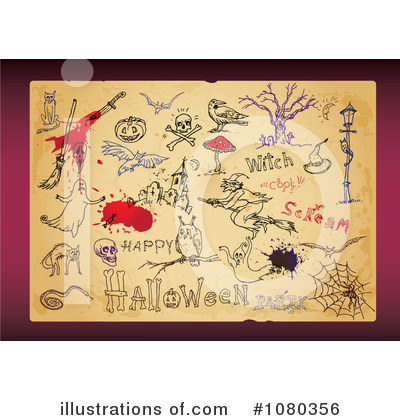 Royalty-Free (RF) Halloween Clipart Illustration by Eugene - Stock Sample #1080356