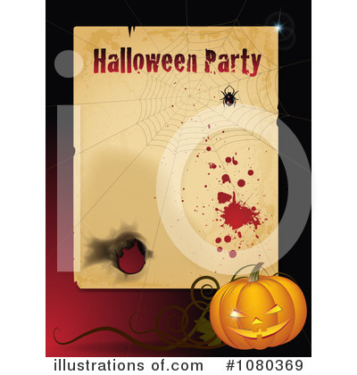 Royalty-Free (RF) Halloween Clipart Illustration by Eugene - Stock Sample #1080369