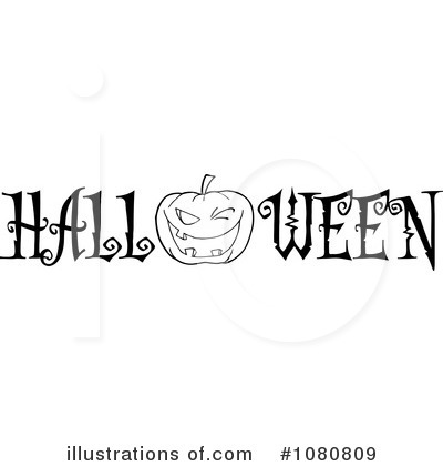 Royalty-Free (RF) Halloween Clipart Illustration by Hit Toon - Stock Sample #1080809
