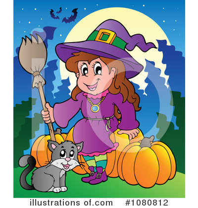 Royalty-Free (RF) Halloween Clipart Illustration by visekart - Stock Sample #1080812