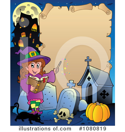 Royalty-Free (RF) Halloween Clipart Illustration by visekart - Stock Sample #1080819