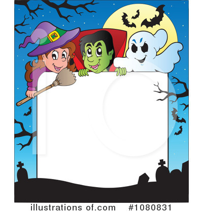 Royalty-Free (RF) Halloween Clipart Illustration by visekart - Stock Sample #1080831