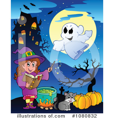 Royalty-Free (RF) Halloween Clipart Illustration by visekart - Stock Sample #1080832