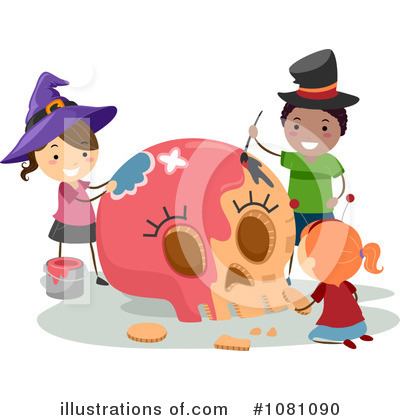 Royalty-Free (RF) Halloween Clipart Illustration by BNP Design Studio - Stock Sample #1081090