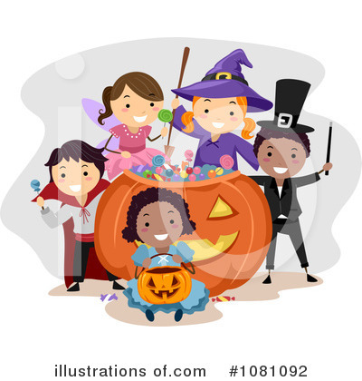 Royalty-Free (RF) Halloween Clipart Illustration by BNP Design Studio - Stock Sample #1081092