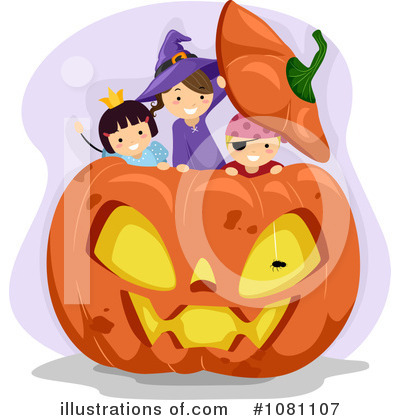 Royalty-Free (RF) Halloween Clipart Illustration by BNP Design Studio - Stock Sample #1081107