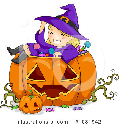 Royalty-Free (RF) Halloween Clipart Illustration by BNP Design Studio - Stock Sample #1081942