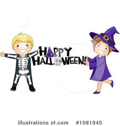 Royalty-Free (RF) Halloween Clipart Illustration by BNP Design Studio - Stock Sample #1081945