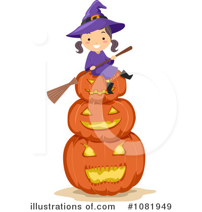Royalty-Free (RF) Halloween Clipart Illustration by BNP Design Studio - Stock Sample #1081949