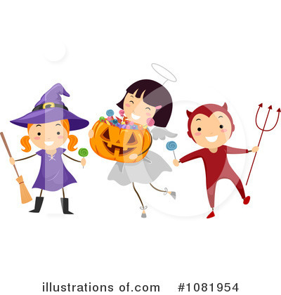 Royalty-Free (RF) Halloween Clipart Illustration by BNP Design Studio - Stock Sample #1081954