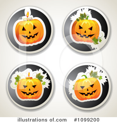 Royalty-Free (RF) Halloween Clipart Illustration by merlinul - Stock Sample #1099200