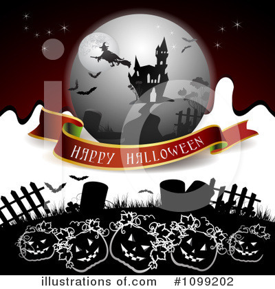 Royalty-Free (RF) Halloween Clipart Illustration by merlinul - Stock Sample #1099202