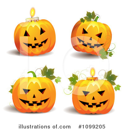 Royalty-Free (RF) Halloween Clipart Illustration by merlinul - Stock Sample #1099205