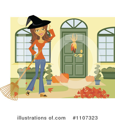 Witch Clipart #1107323 by Amanda Kate