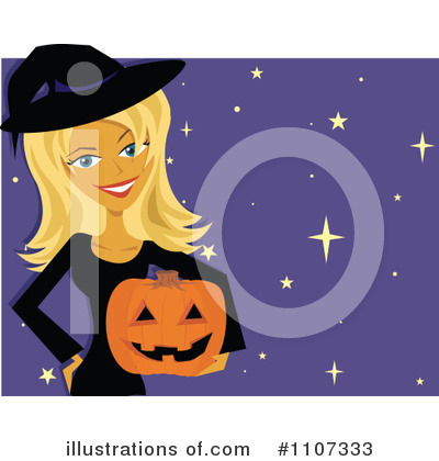 Witch Clipart #1107333 by Amanda Kate