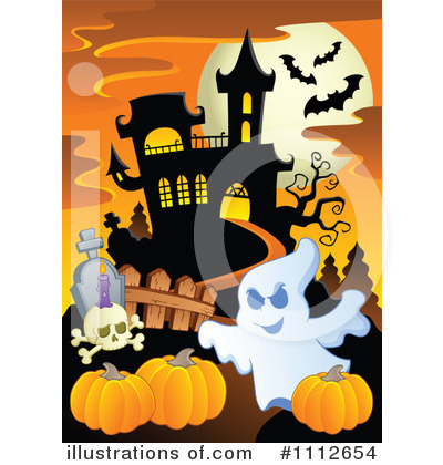 Royalty-Free (RF) Halloween Clipart Illustration by visekart - Stock Sample #1112654