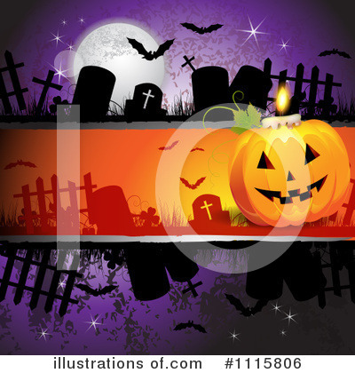 Royalty-Free (RF) Halloween Clipart Illustration by merlinul - Stock Sample #1115806