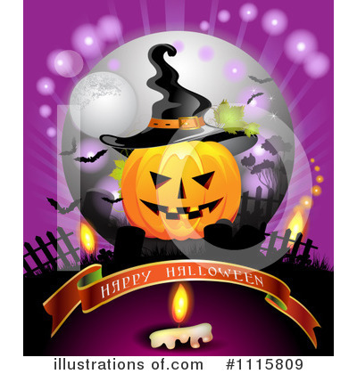 Royalty-Free (RF) Halloween Clipart Illustration by merlinul - Stock Sample #1115809