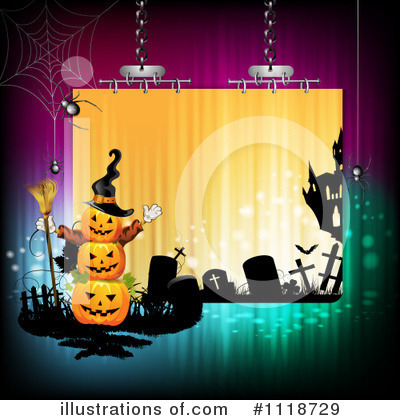 Royalty-Free (RF) Halloween Clipart Illustration by merlinul - Stock Sample #1118729