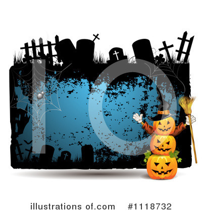 Royalty-Free (RF) Halloween Clipart Illustration by merlinul - Stock Sample #1118732