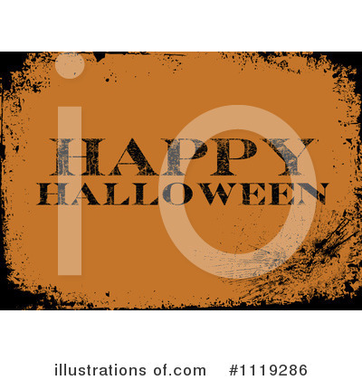 Royalty-Free (RF) Halloween Clipart Illustration by BestVector - Stock Sample #1119286