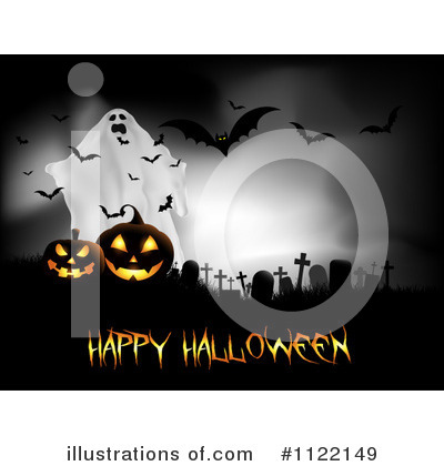 Royalty-Free (RF) Halloween Clipart Illustration by KJ Pargeter - Stock Sample #1122149