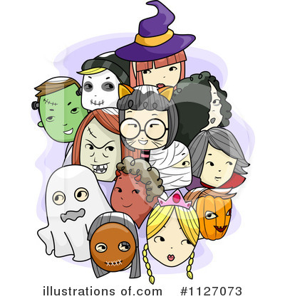 Royalty-Free (RF) Halloween Clipart Illustration by BNP Design Studio - Stock Sample #1127073