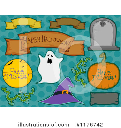 Royalty-Free (RF) Halloween Clipart Illustration by BNP Design Studio - Stock Sample #1176742