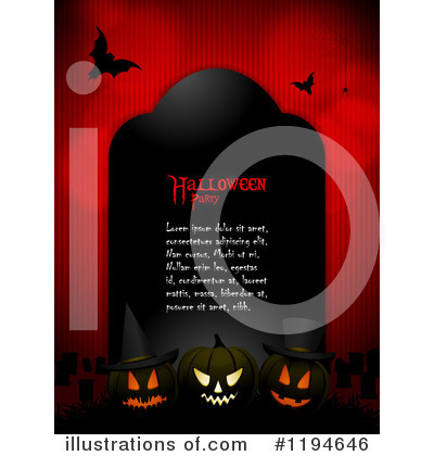 Royalty-Free (RF) Halloween Clipart Illustration by elaineitalia - Stock Sample #1194646