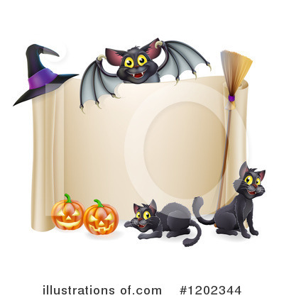 Royalty-Free (RF) Halloween Clipart Illustration by AtStockIllustration - Stock Sample #1202344