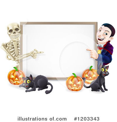 Royalty-Free (RF) Halloween Clipart Illustration by AtStockIllustration - Stock Sample #1203343