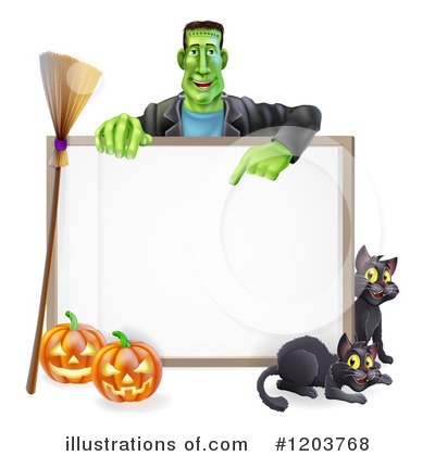 Frankenstein Clipart #1203768 by AtStockIllustration