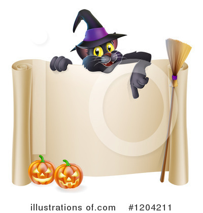 Royalty-Free (RF) Halloween Clipart Illustration by AtStockIllustration - Stock Sample #1204211