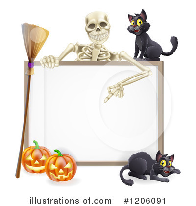 Royalty-Free (RF) Halloween Clipart Illustration by AtStockIllustration - Stock Sample #1206091