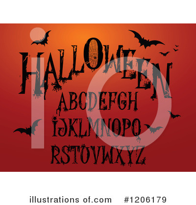 Royalty-Free (RF) Halloween Clipart Illustration by Pushkin - Stock Sample #1206179