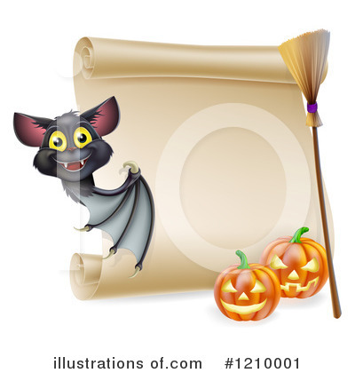 Royalty-Free (RF) Halloween Clipart Illustration by AtStockIllustration - Stock Sample #1210001