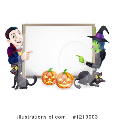 Royalty-Free (RF) Halloween Clipart Illustration by AtStockIllustration - Stock Sample #1210003