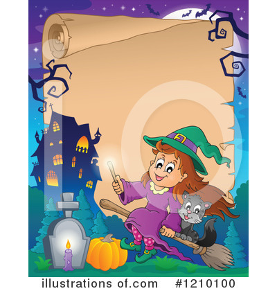 Royalty-Free (RF) Halloween Clipart Illustration by visekart - Stock Sample #1210100