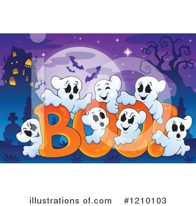 Royalty-Free (RF) Halloween Clipart Illustration by visekart - Stock Sample #1210103